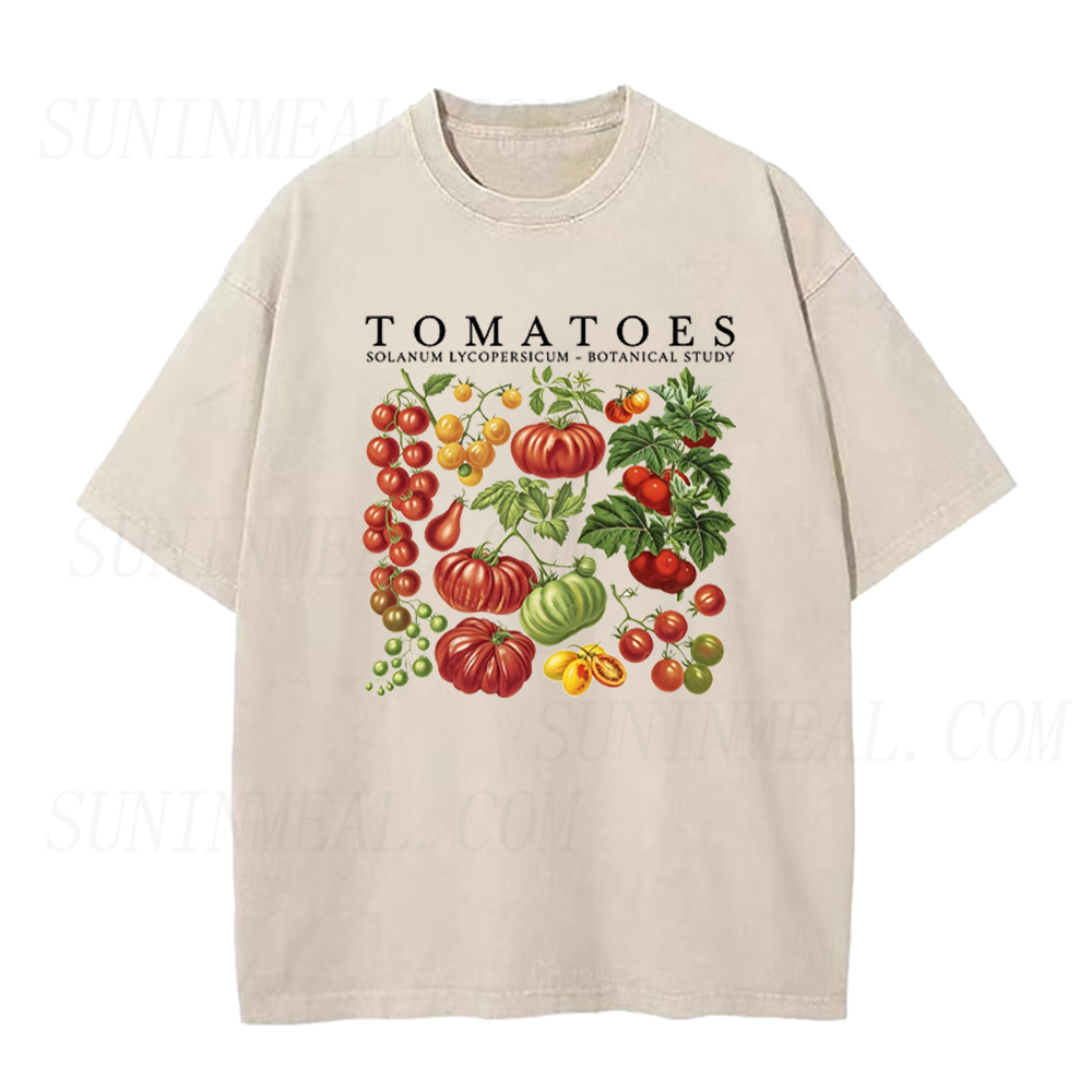 Vintage Botanical Tomatoes Graphic Unisex Tee