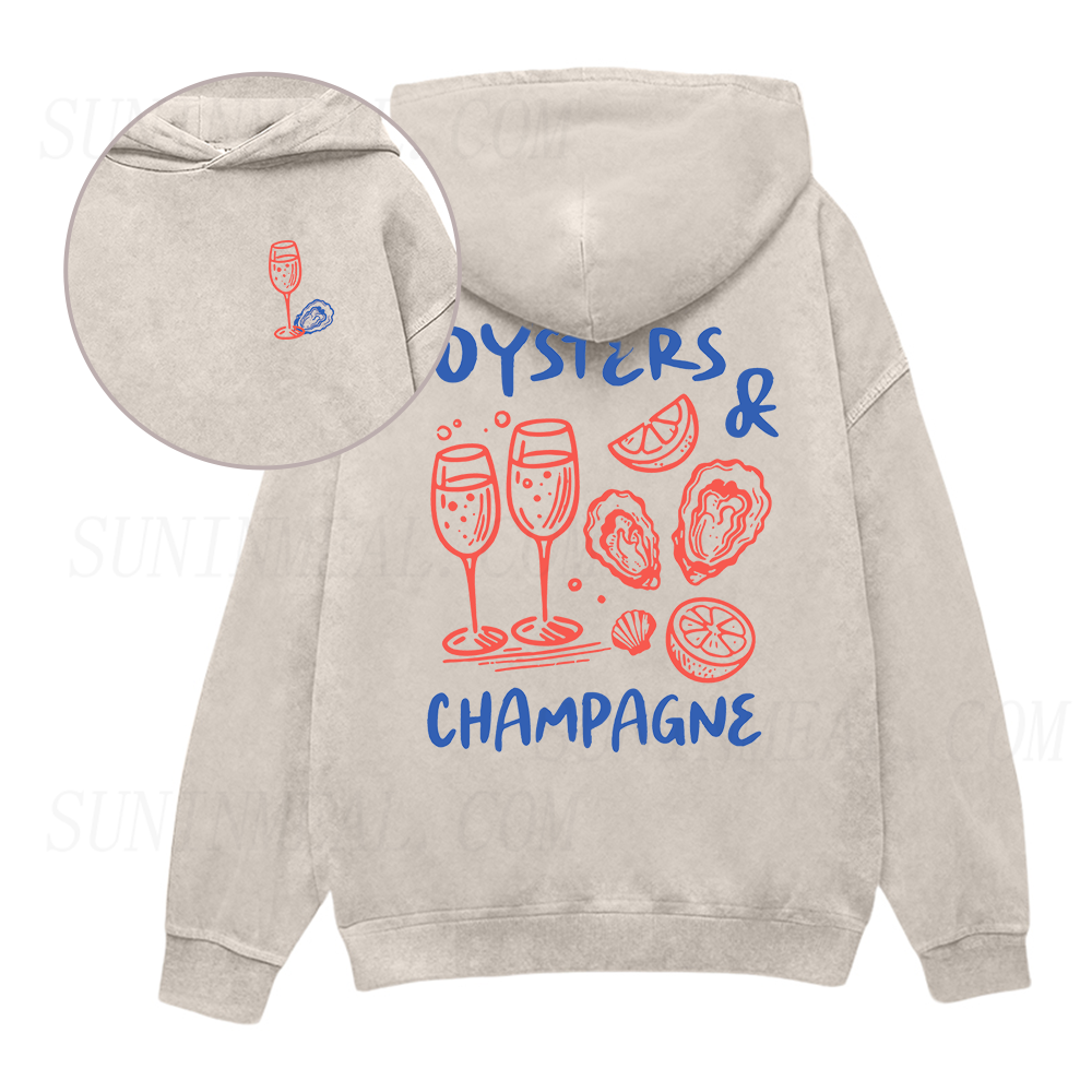 Oysters & Champagne Unisex Hoodie