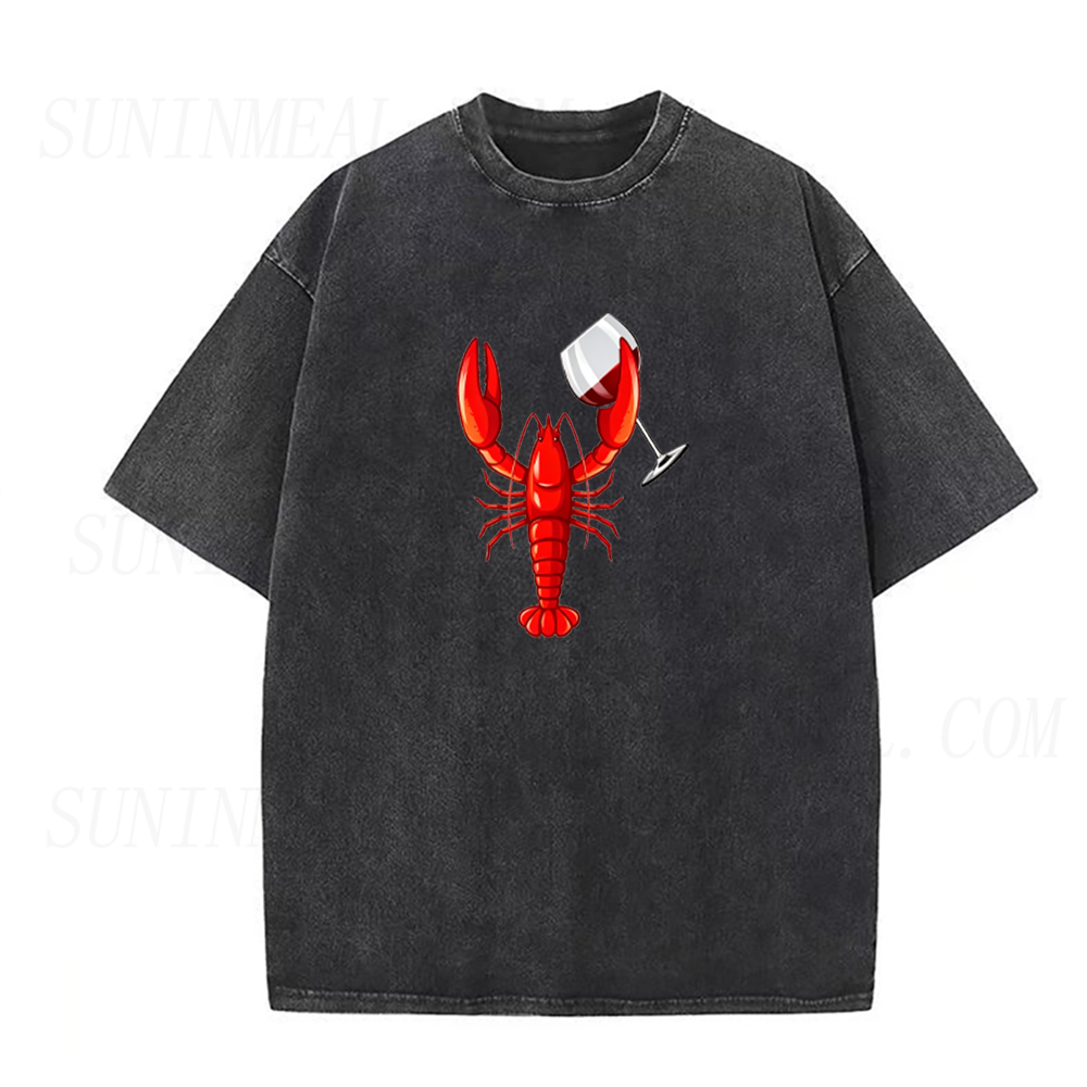 Lobster and Wine Unisex Tee