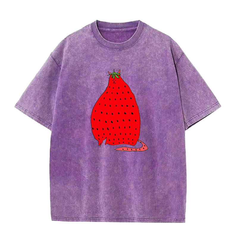 ストロベリーキャット ユニセックスTシャツ