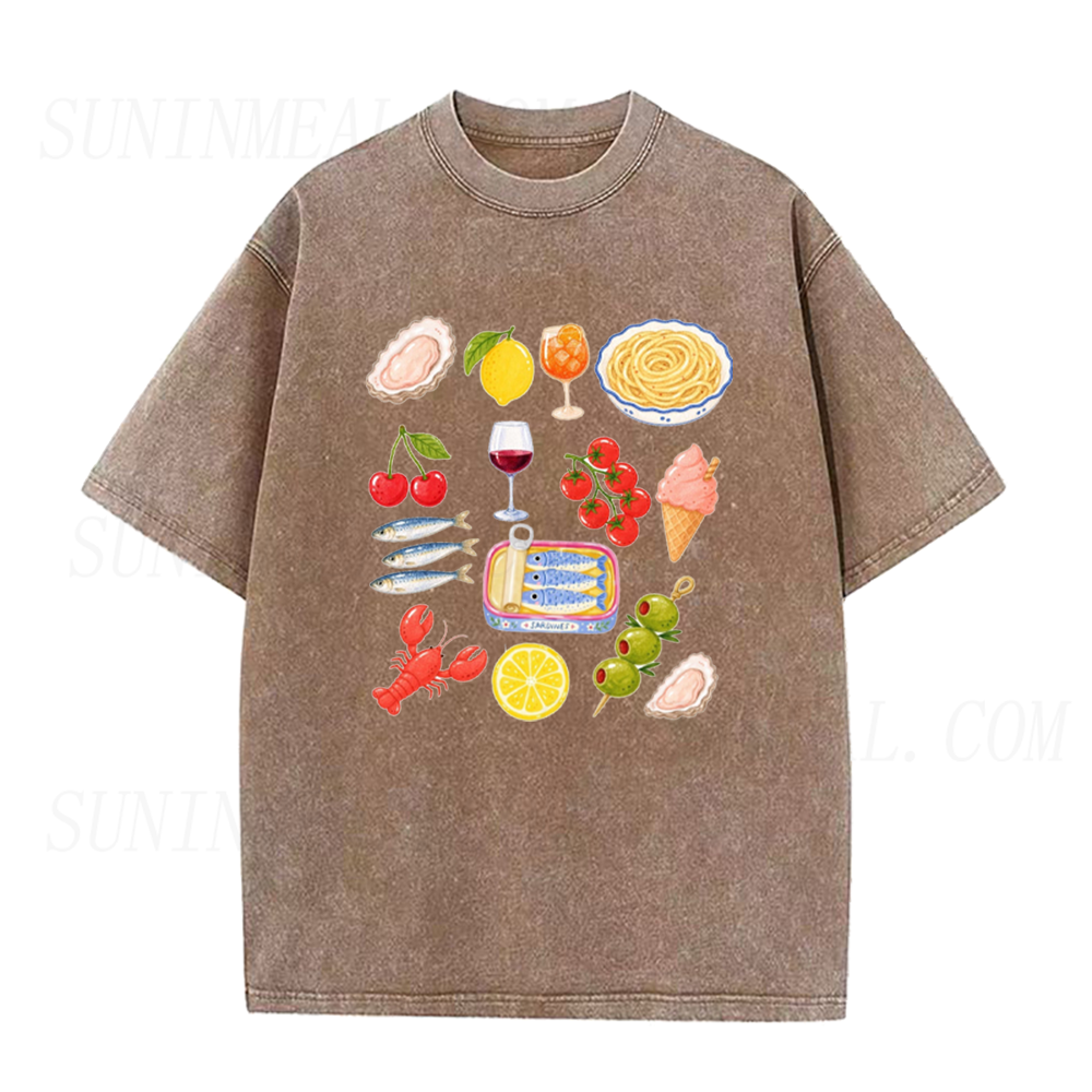 Mediterranean Food Lover Unisex Tee