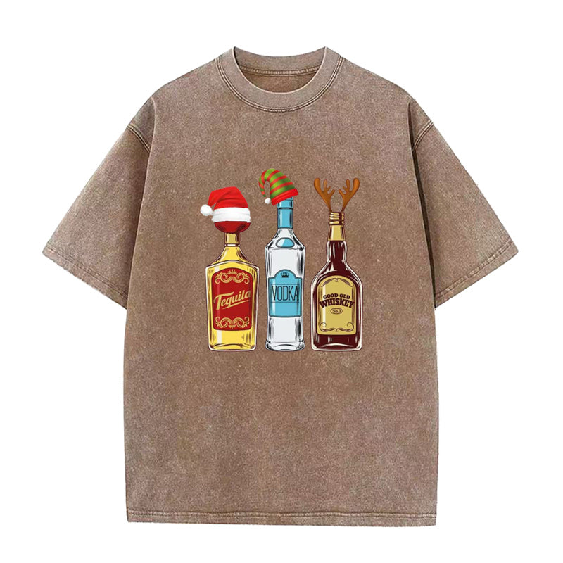 Tequila Vodka Whiskey Unisex Tee
