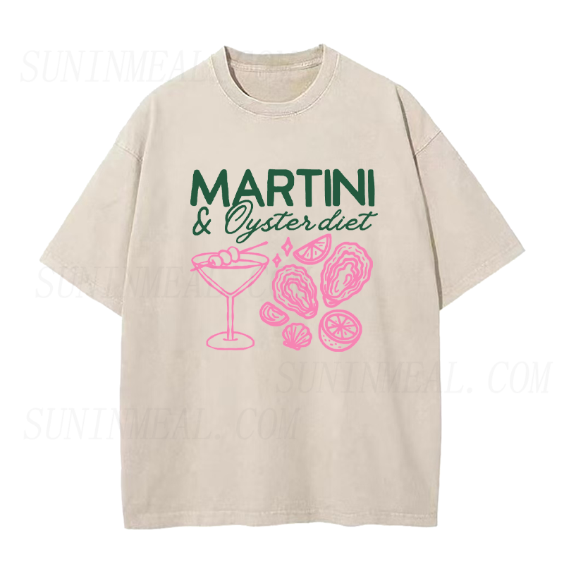 Sunmmer Martinis & Oysters Unisex Tee