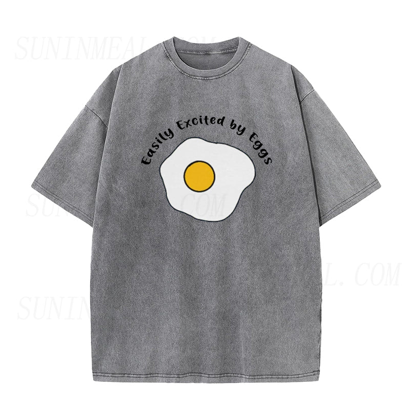 Easily Excited by Eggs Unisex Tee
