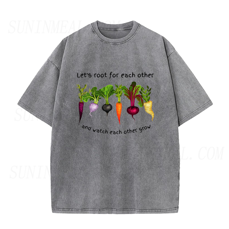 Lets Roots for Each Other Vegetable Unisex Tee