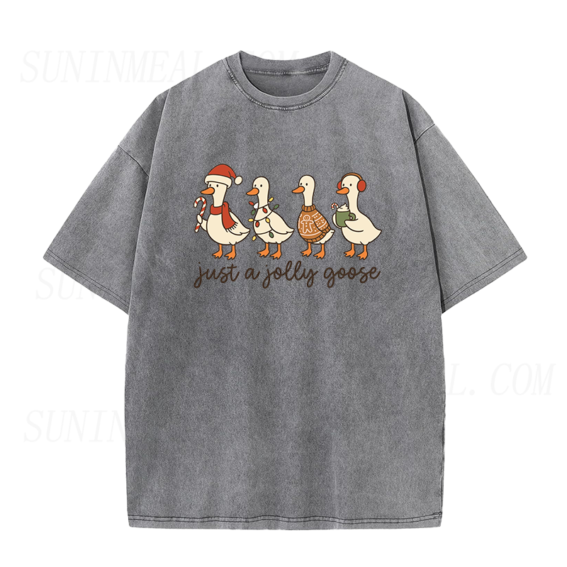 Christmas Goose Unisex Tee
