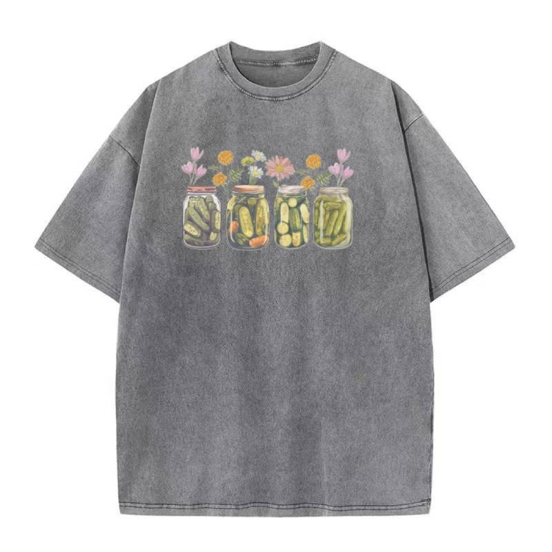 ヴィンテージ缶詰ピクルス ユニセックスTシャツ
