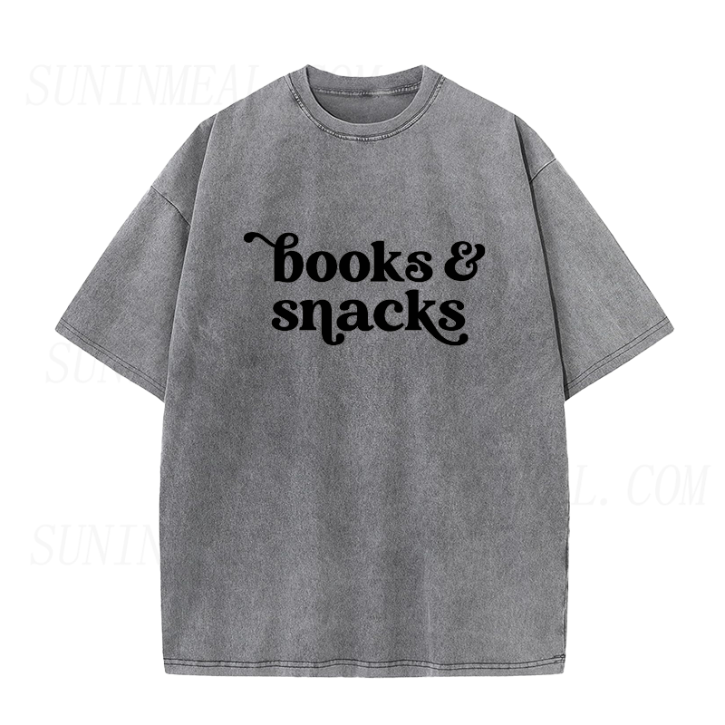 Books & Snacks Unisex Tee