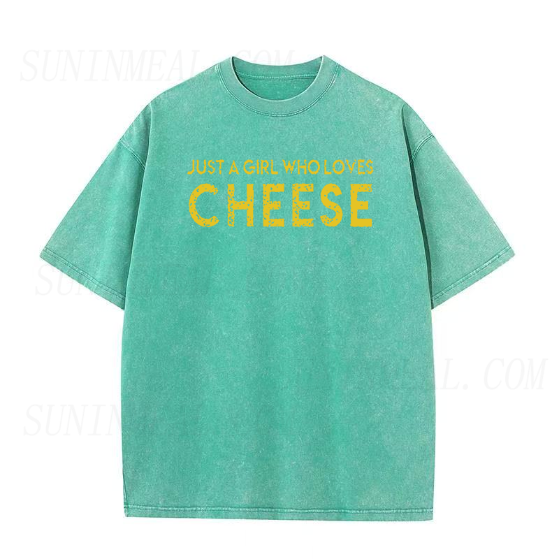 Just A Girl Who Loves Cheese Unisex Tee