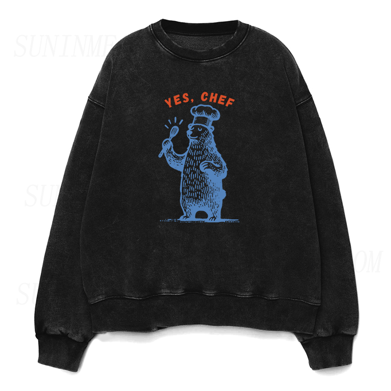 yes chef bear Unisex Crewneck Sweatshirt