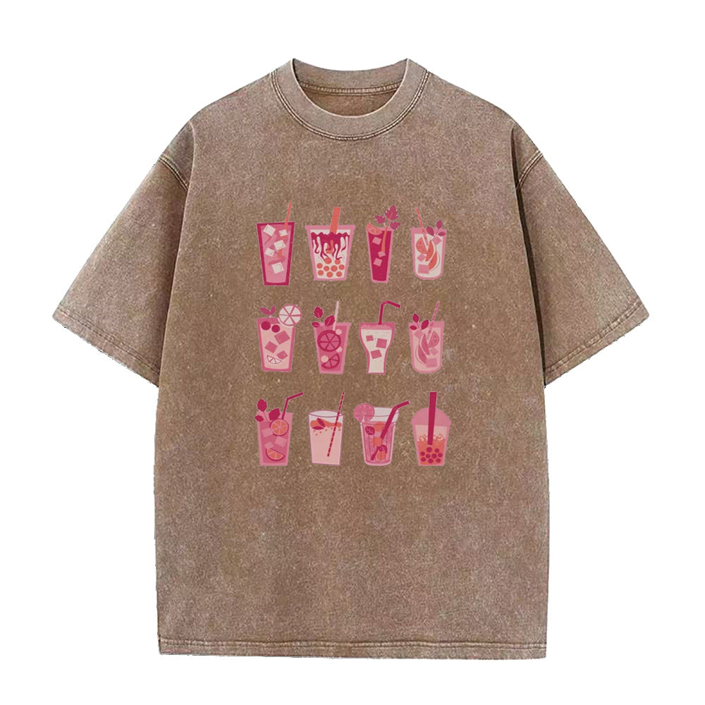 pink drinks Unisex Tee