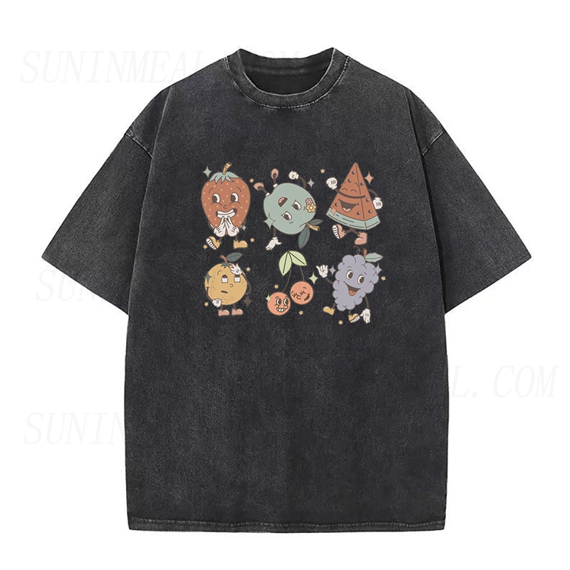 ヴィンテージフルーツユニセックスTシャツ