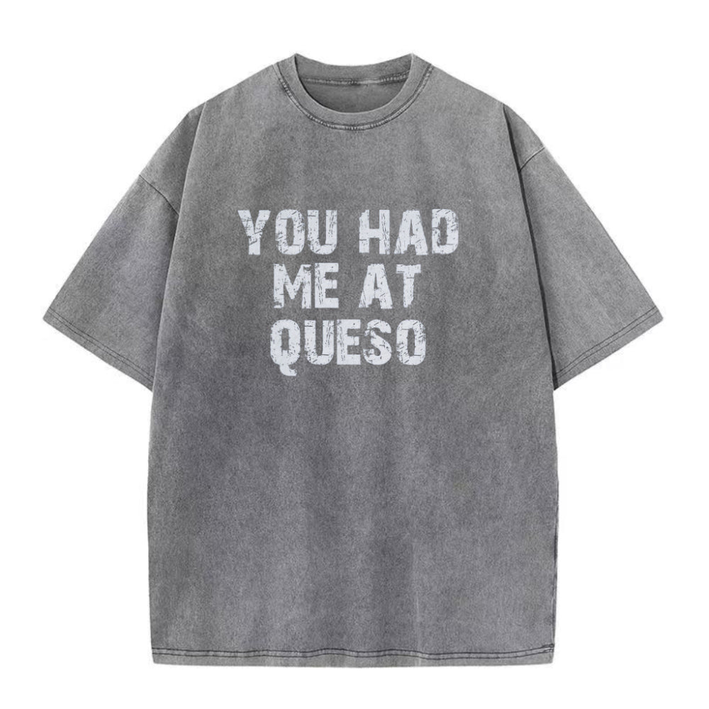 QuesoユニセックスTシャツで私を虜にした