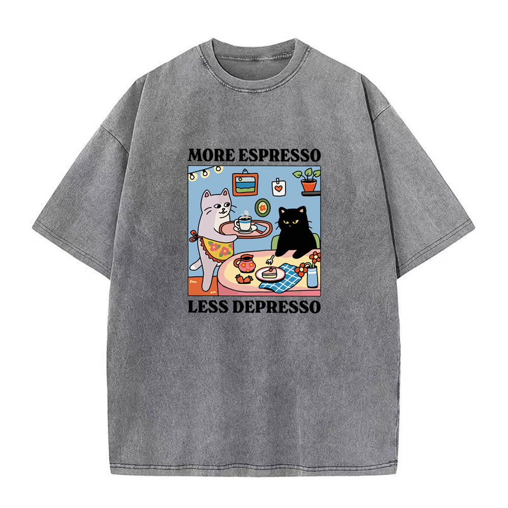 More Espresso Less Depresso Unisex Tee
