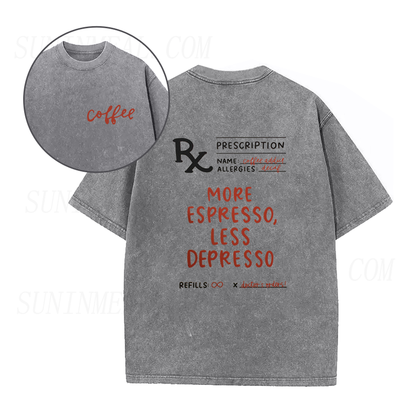 More Espresso Less Depresso Unisex Tee