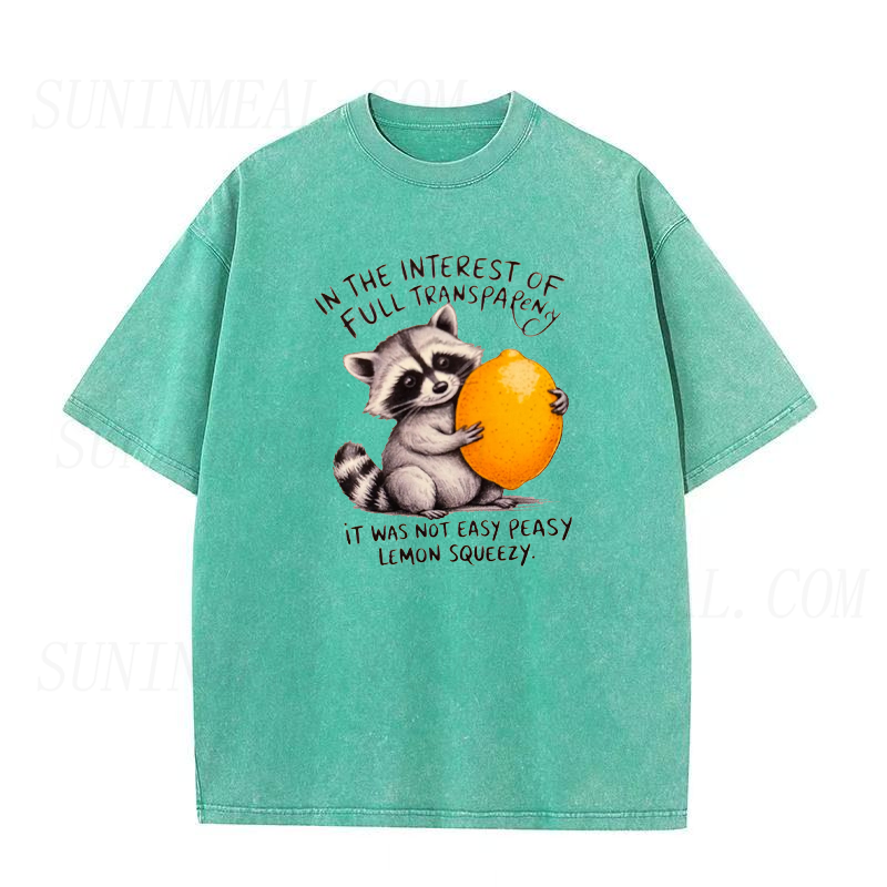 Easy Peasy Lemon Squeezy Raccoon Tee