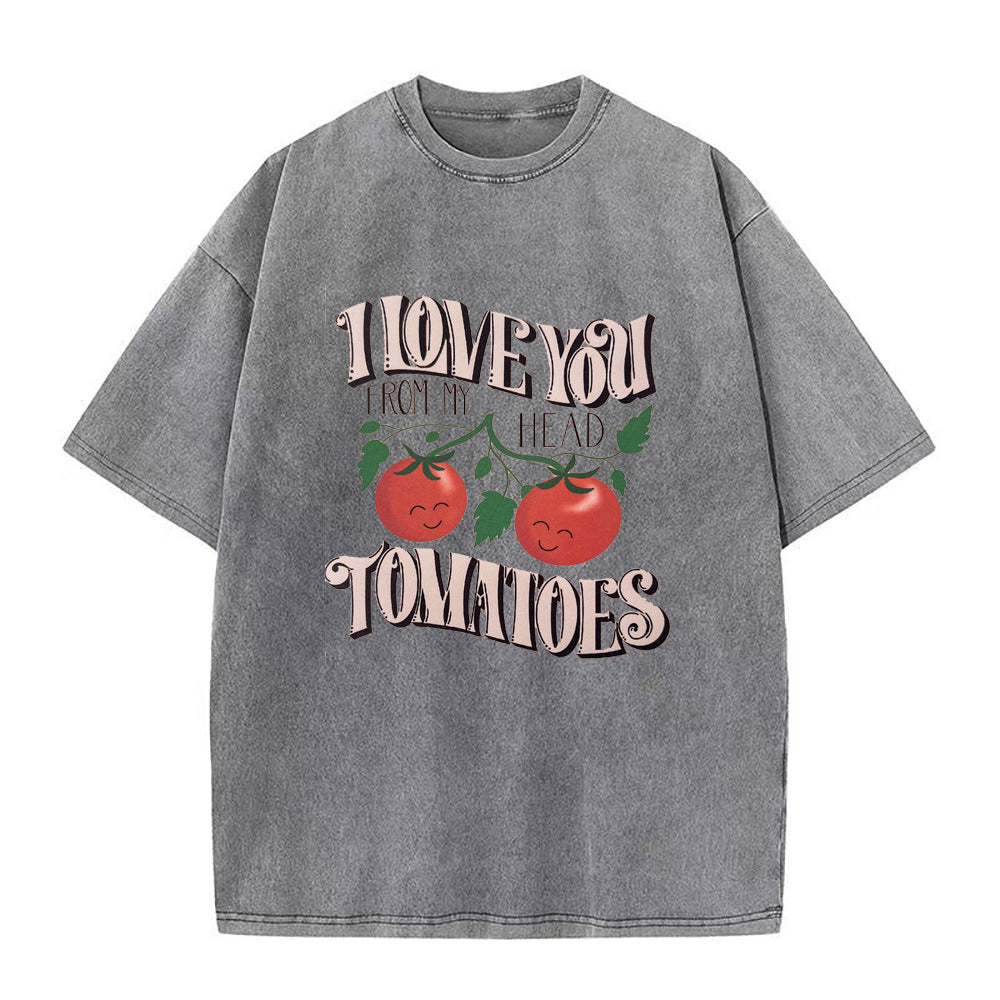 「トマト大好き！」ユニセックスTシャツ