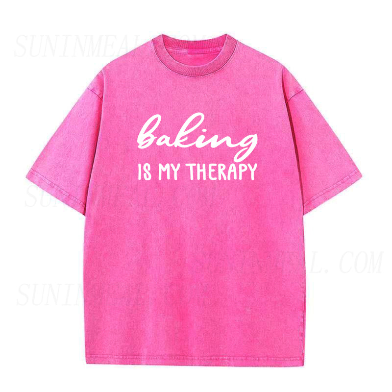Baking Is My Therapy Unisex Tee
