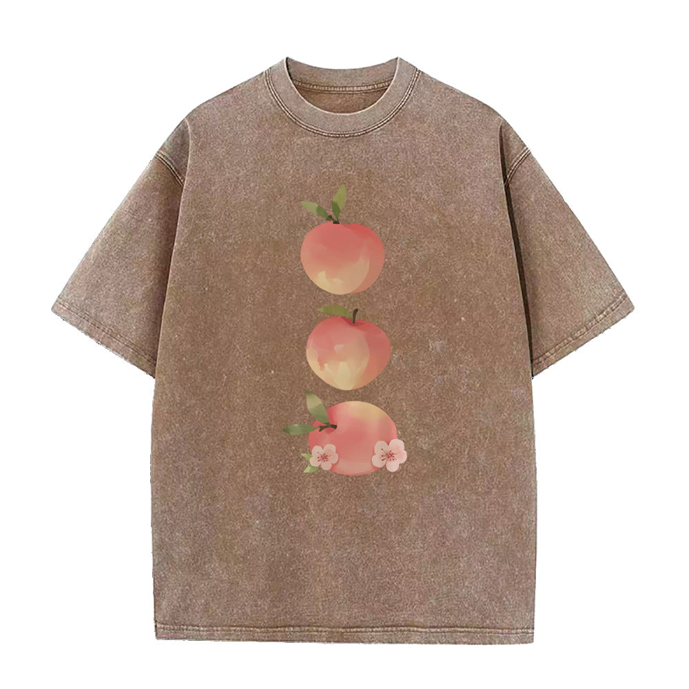 ピーチユニセックスTシャツ