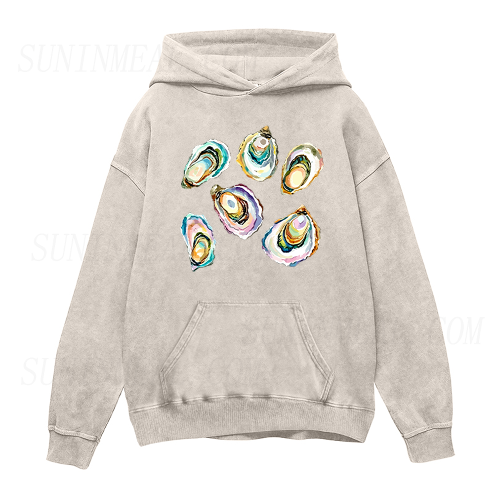 Watercolor Oyster Unisex Hoodie