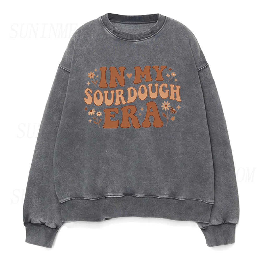 Vintage In My Sourdough Era Baker Unisex Crewneck Sweatshirt
