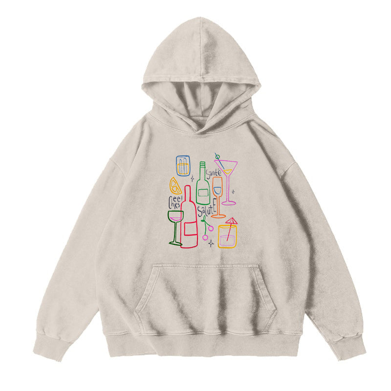 Cheers Salute Santé Unisex Hoodie