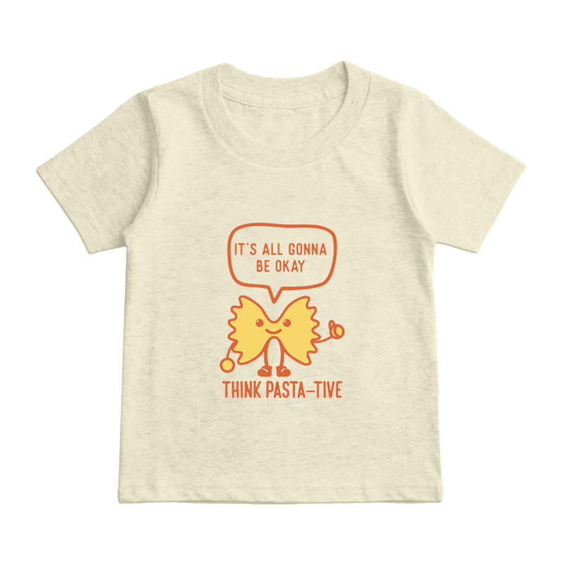think pasta-tive Kids T-Shirt
