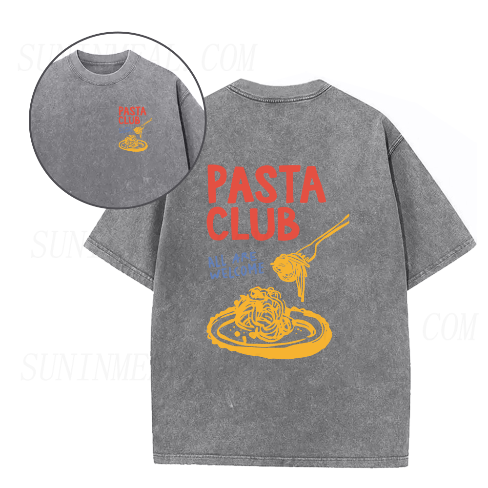 Pasta Club All Are Welcome Unisex Tee