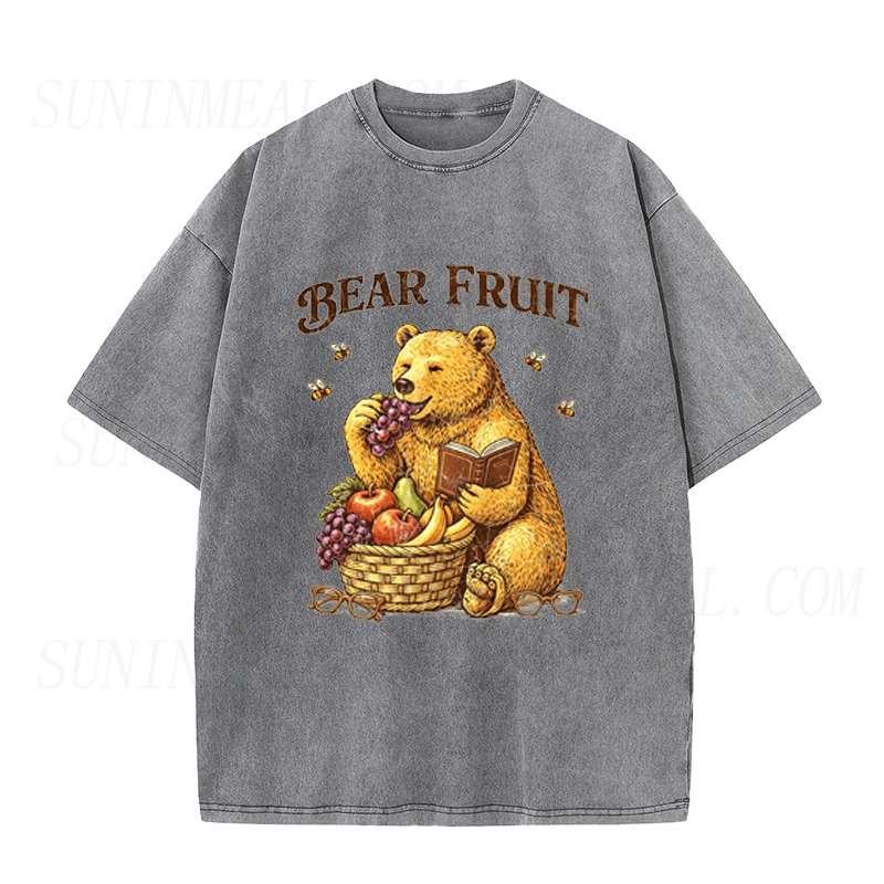 Funny Bear Fruit Unisex Tee