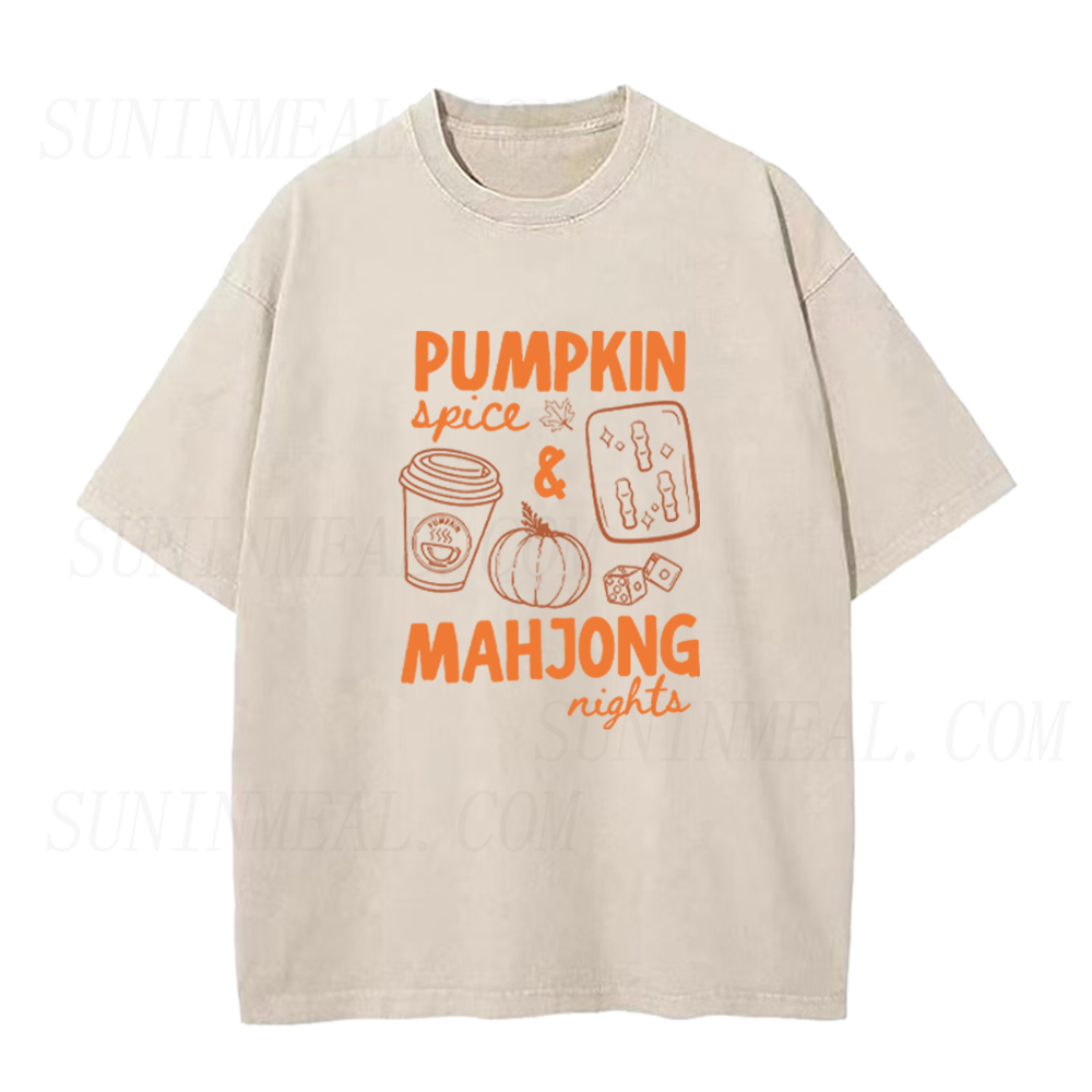 Pumpkin Spice Mahjong Unisex Tee