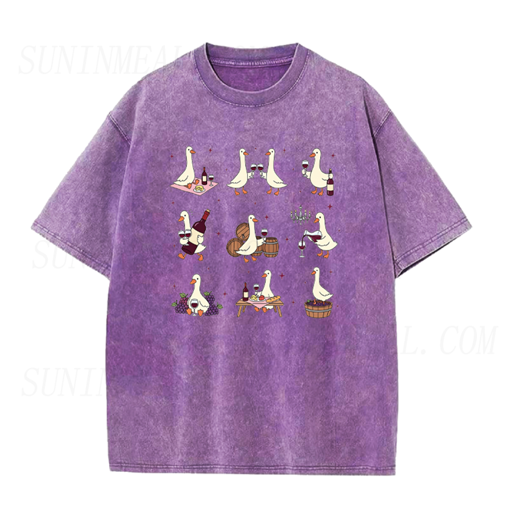Silly Goose Wine Lover Unisex Tee