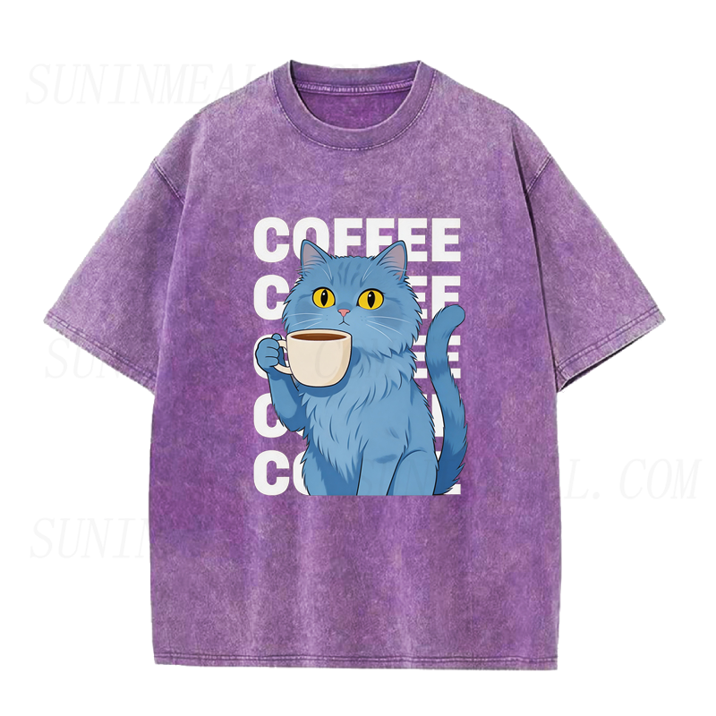 Coffee Cat Unisex Tee