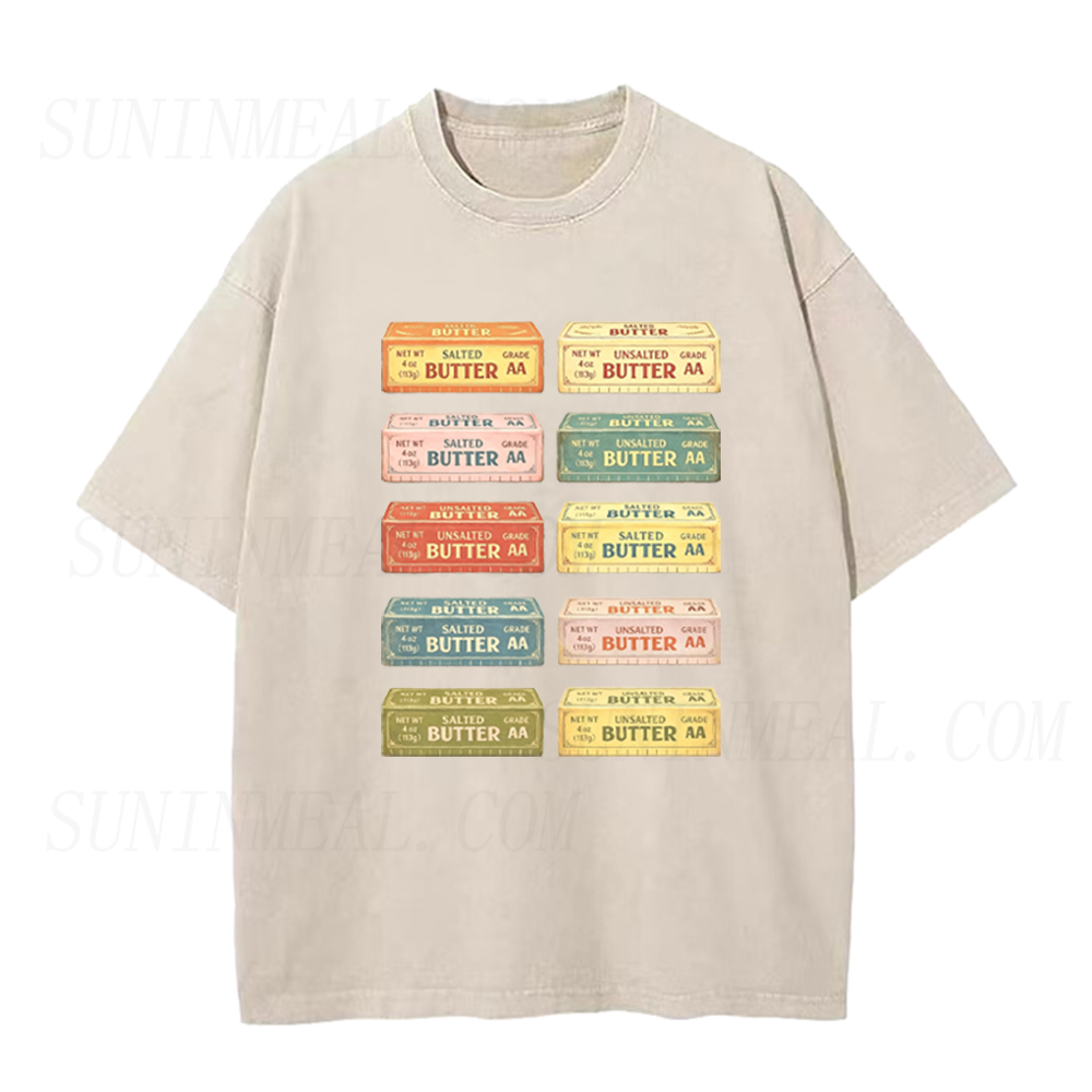 Vintage Butter Sticks Graphic Unisex Tee