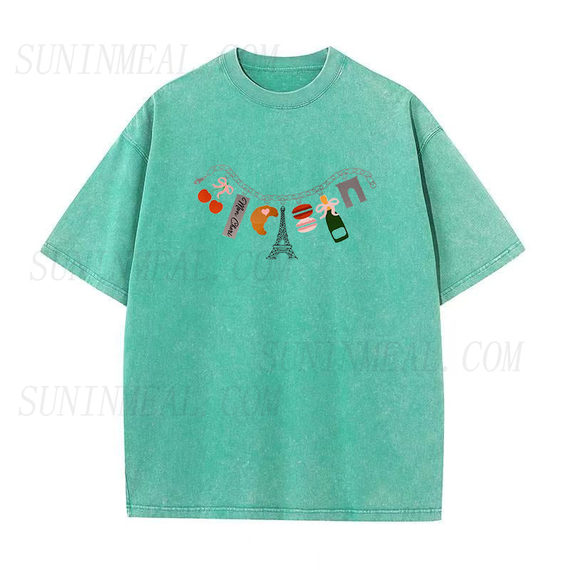 Paris Charm Bracelet Unisex Tee