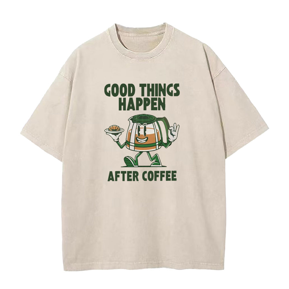 ユニセックスTシャツの後には良いことが起こる