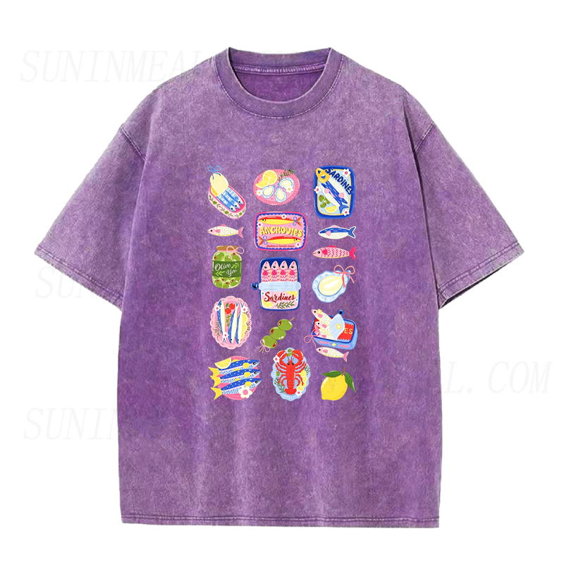 Vintage Sardine&Summer Vibes Unisex Tee