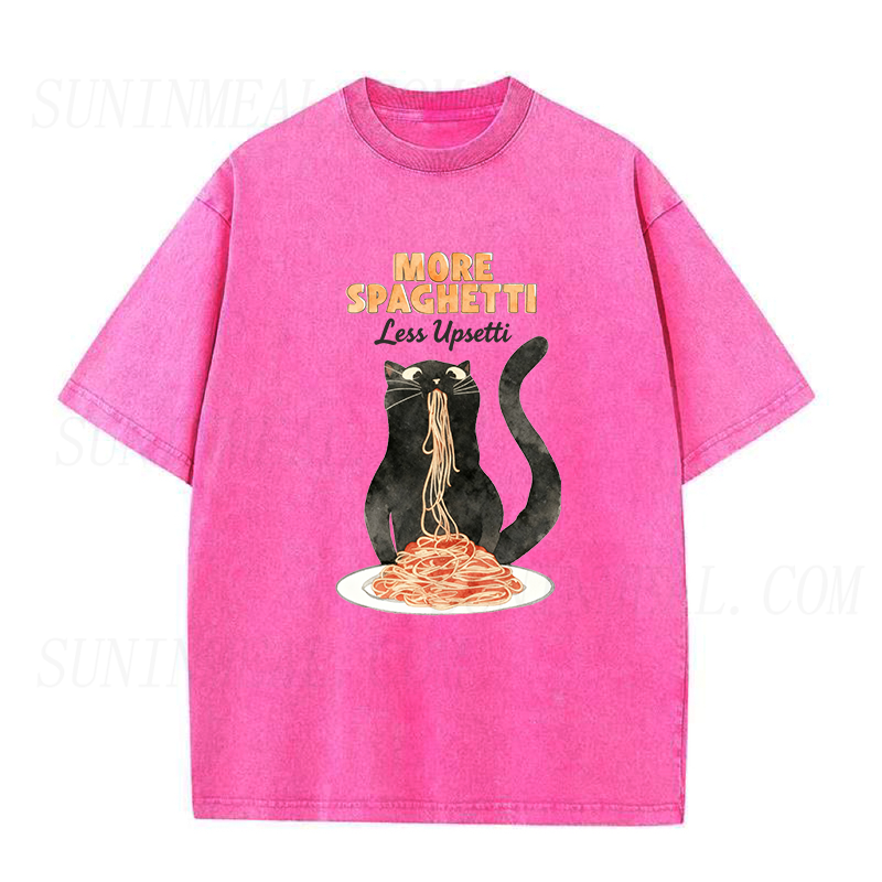 Hungry Cat Spaghetti Unisex Tee