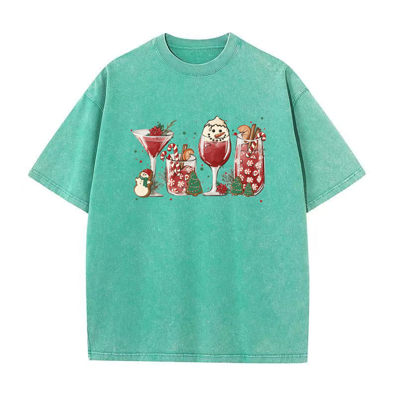 Christmas Cocktails Unisex Tee