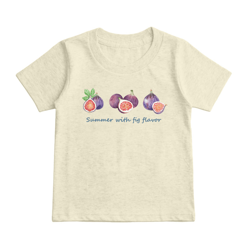 Summer with fig flavor Kids T-Shirt