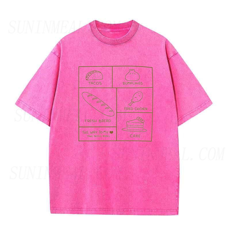 The Way To My Heart Foodie Unisex Tee