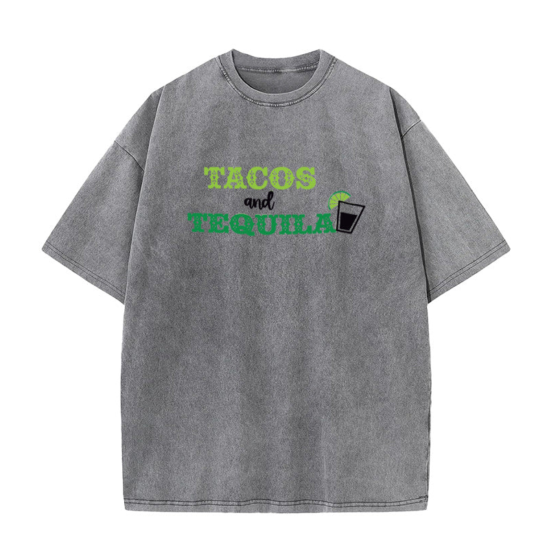 Tacos and Tequila Unisex Tee