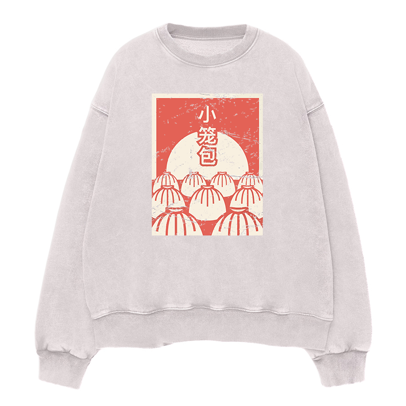 Distressed Soup Dumpling Unisex Crewneck Sweatshirt