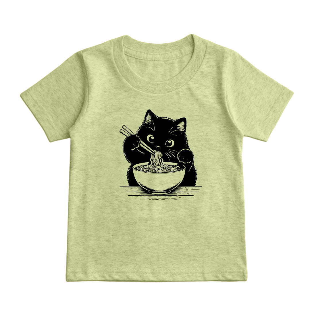Ramen Cat   Kids T-Shirt