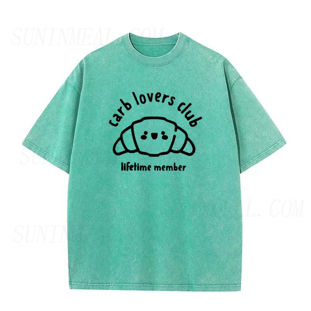 Carb Lovers Club Lifetime Member Croissant Unisex Tee
