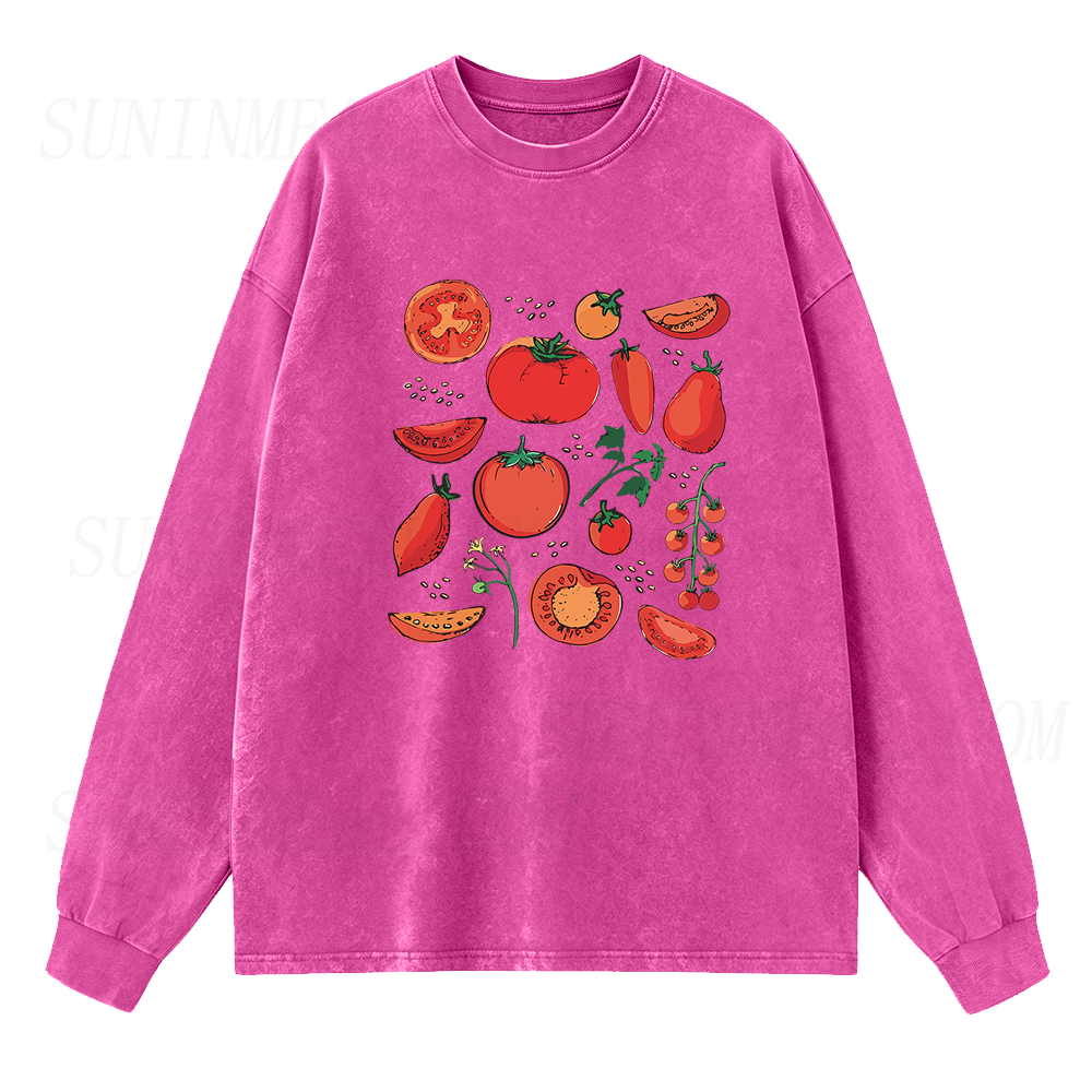 Tomato Long Sleeve Unisex Tee