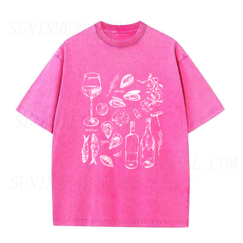 Ocean Wine Grapes Unisex Tee