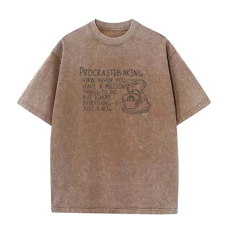 Procrastibaking Baking Unisex Tee