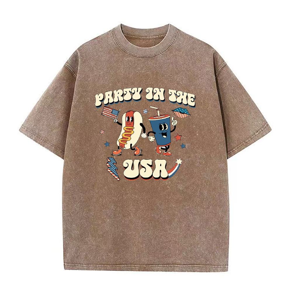 4th Of July party time Unisex Tee