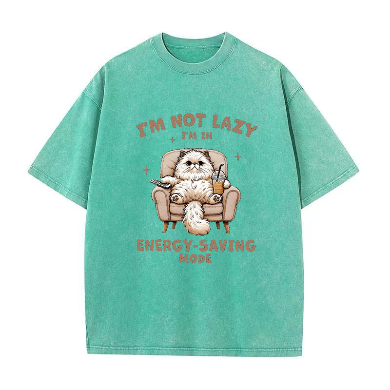 I’m Not Lazy Cat Unisex Tee