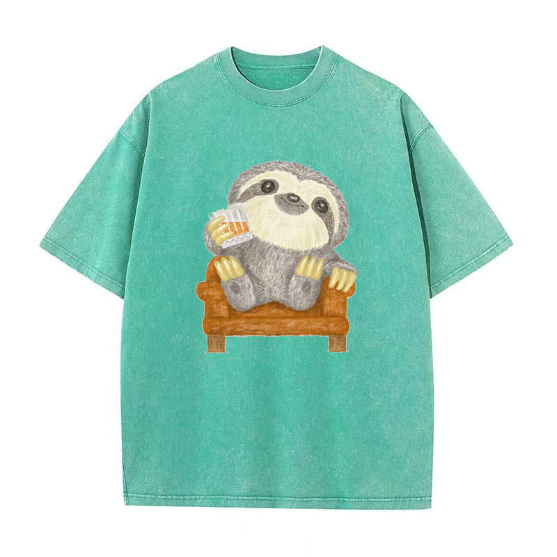 Sloths drinking Unisex Tee